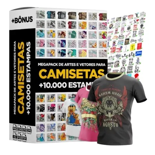  Pack 10Mil Artes Gospel Sublimação