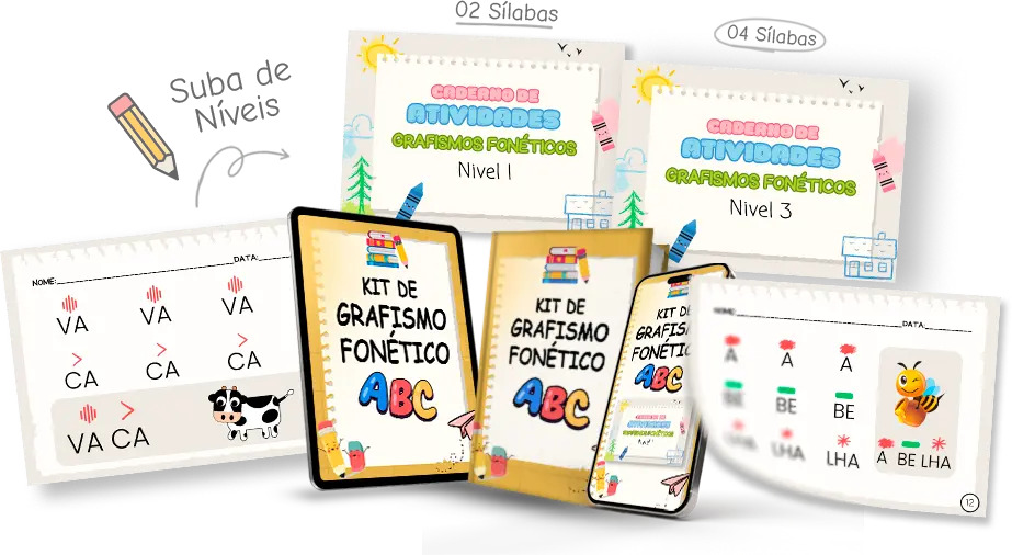 Kit Atividades Grafismo Fonético