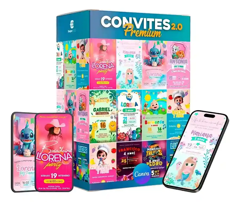 Pack Convites Digitais
