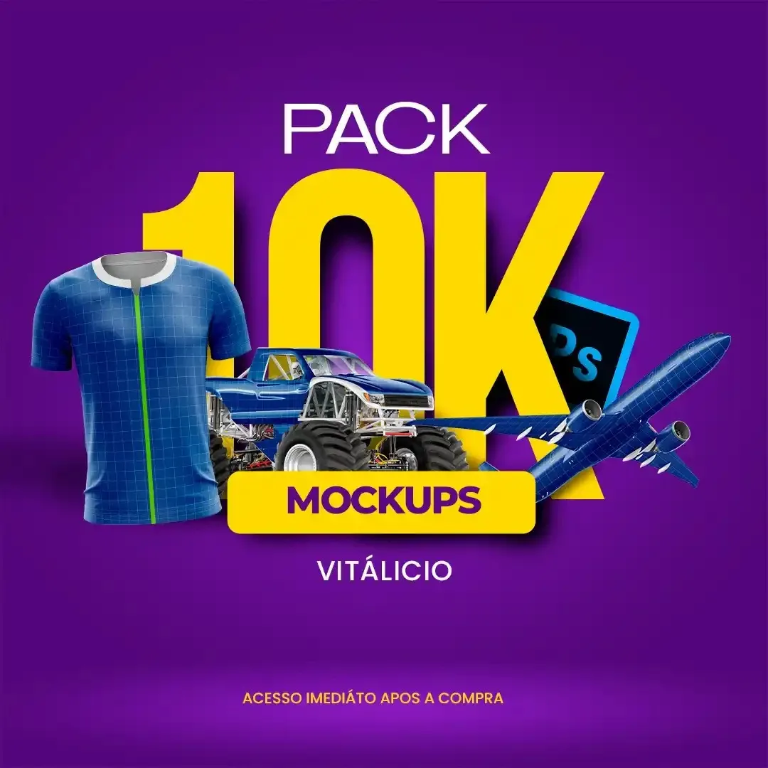 Pack Mockups 4k Editáveis