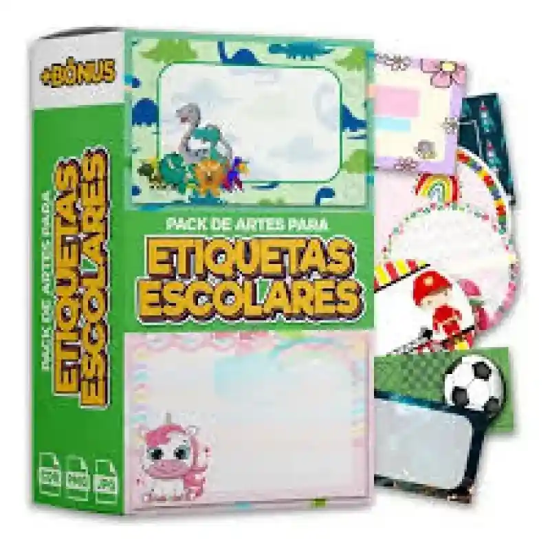 Pack Etiquetas Escolares (PRO)
