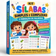 Kit Sílabas e Formação de Palavras